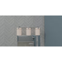 Seymour 3 Light Bath Light in Brushed Nickel 4