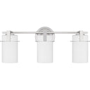 Seymour 3 Light Bath Light in Brushed Nickel 5
