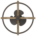 Shire 4 Light Fandelier in Rustic Black 2