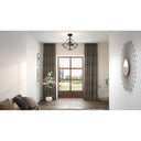 Shire 4 Light Fandelier in Rustic Black 5