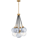 Soiree 4 Light Pendant in Brushed Weathered Brass 5