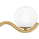 Spherical 4 Light Bath Light in Aged Brass 2