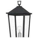 Stoneleigh 1 Light Outdoor Post in Mottled Black 2
