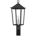 Stoneleigh 1 Light Outdoor Post in Mottled Black 3