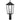 Stoneleigh 1 Light Outdoor Post in Mottled Black 3