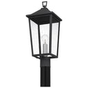 Stoneleigh 1 Light Outdoor Post in Mottled Black 5