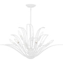 Tallulah 9 Light Chandelier in Sand White 3