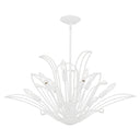 Tallulah 9 Light Chandelier in Sand White 4