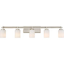 Taylor 5 Light Bath Light in Brushed Nickel 2