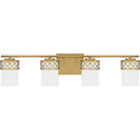 Tenley 4 Light Bath Light in Aged Brass 3