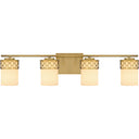 Tenley 4 Light Bath Light in Aged Brass 1