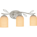 Ulysses 3 Light Bath Light in Brushed Nickel 5