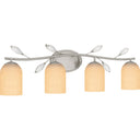 Ulysses 4 Light Bath Light in Brushed Nickel 4
