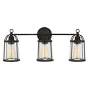 Visual Comfort Studio CV1003SMS 3 - Light Vanity in Smith Steel - Crescent Harbor