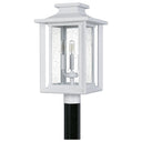 Wakefield 3 Light Outdoor Post in Matte White 6
