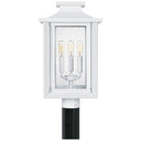 Wakefield 3 Light Outdoor Post in Matte White 7