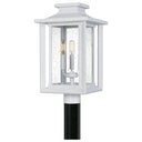 Wakefield 3 Light Outdoor Post in Matte White 1