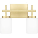 Wilburn 2 Light Bath Light in Matte Black 2