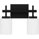 Wilburn 2 Light Bath Light in Matte Black 4