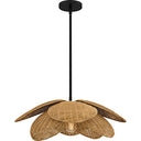 Willa 1 Light Pendant in Matte Black 1