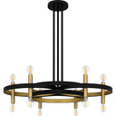 Winsland 12 Light Chandelier in Matte Black 4