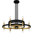 Winsland 12 Light Chandelier in Matte Black 5