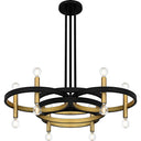 Winsland 12 Light Chandelier in Matte Black 6