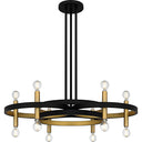 Winsland 12 Light Chandelier in Matte Black 1
