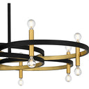 Winsland 16 Light Chandelier in Matte Black 2