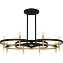 Winsland 16 Light Chandelier in Matte Black 4
