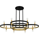 Winsland 16 Light Chandelier in Matte Black 5