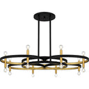 Winsland 16 Light Chandelier in Matte Black 1