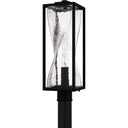 Zarah 1 Light Outdoor Post in Matte Black 3