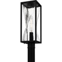 Zarah 1 Light Outdoor Post in Matte Black 5