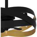 Zito 3 Light Fandelier in Matte Black 3