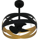 Zito 3 Light Fandelier in Matte Black 5