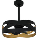 Zito 3 Light Fandelier in Matte Black 1