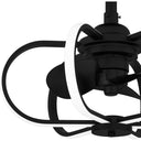 Zuri Fandelier in Matte Black 4