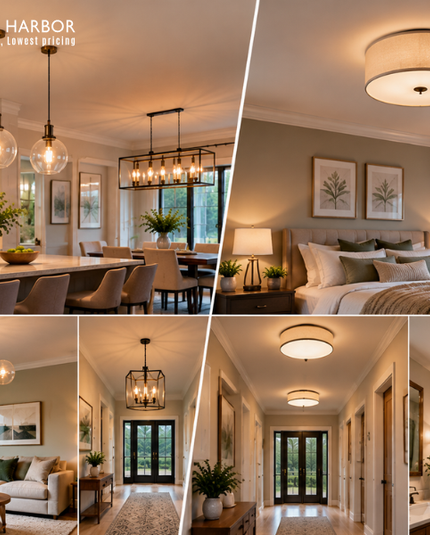 Ceiling Lights vs Flush Mount Fixtures: Which One Is Best for Your Home?