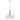 10-1160 Hubbardton Forge Six Arm Simple Sweep Chandelier - Crescent Harbor
