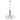 10-1160 Hubbardton Forge Six Arm Simple Sweep Chandelier - Crescent Harbor
