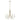 10-1160 Hubbardton Forge Six Arm Simple Sweep Chandelier - Crescent Harbor