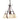 10-1441 Hubbardton Forge 3 Arm Sweeping Taper Downlight Chandelier 1