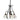 10-1441 Hubbardton Forge 3 Arm Sweeping Taper Downlight Chandelier 2