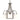 10-1445 Hubbardton Forge 5 Arm Sweeping Taper Downlight Chandelier 1