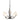 10-3040-236 Hubbardton Forge Flora 5 Arm Chandelier w/ Dome Glass 2