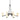 10-4106-236 Hubbardton Forge Ribbon Oval 6 Arm Chand. w/ Dome Glass 2