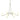 10-4106-236 Hubbardton Forge Ribbon Oval 6 Arm Chand. w/ Dome Glass 6