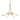 10-4106-236 Hubbardton Forge Ribbon Oval 6 Arm Chand. w/ Dome Glass 8