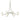 10-4116 Hubbardton Forge Ribbon 6 Arm Chand. w/ Clear Glass & Diffuser 4